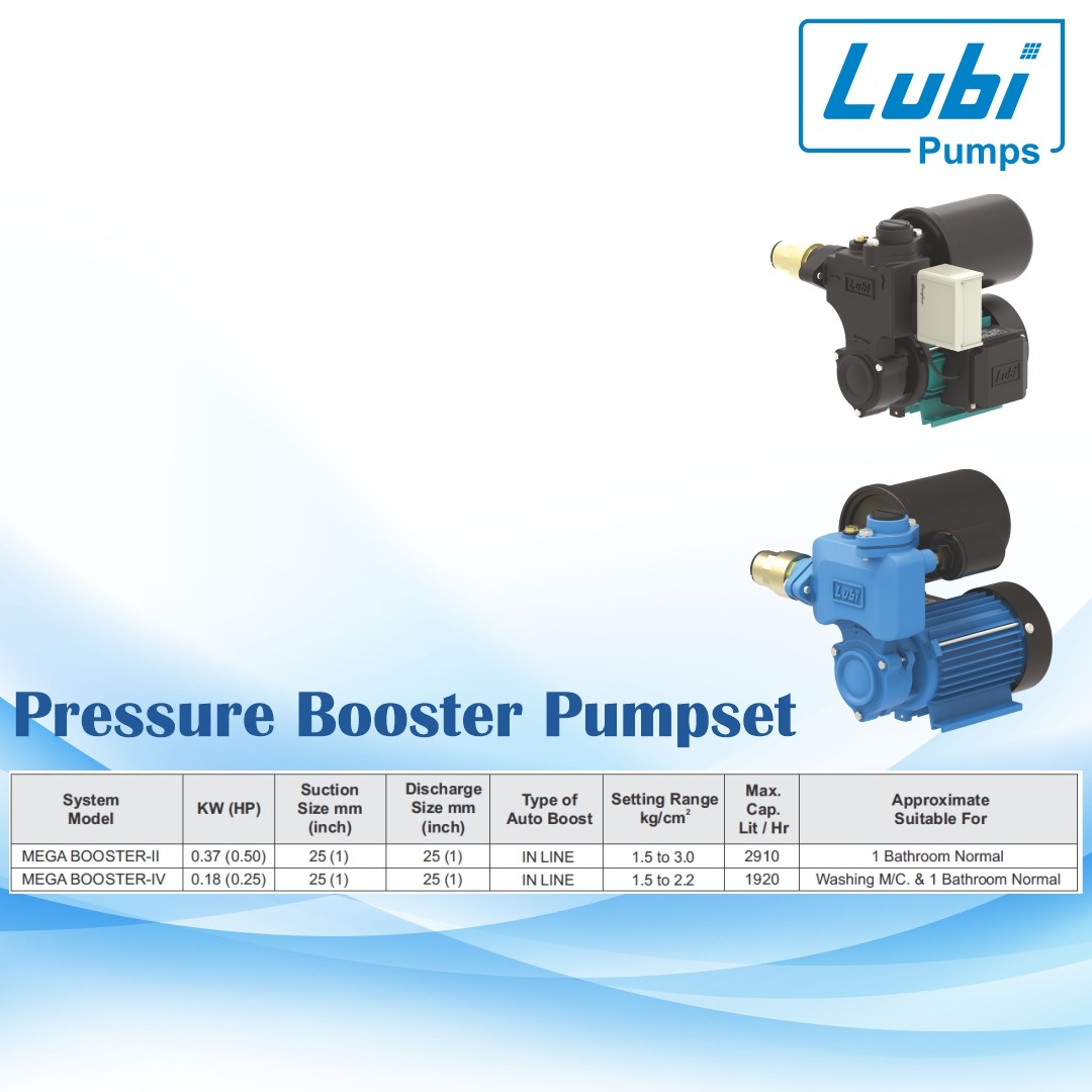 LUBI Home Pressure Booster System